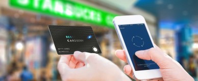 CardBerry и смартфон в руке