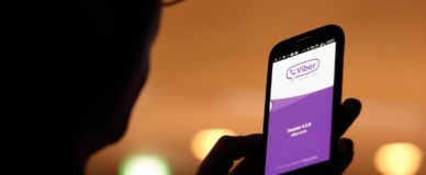 Приложение Viber на смартфоне